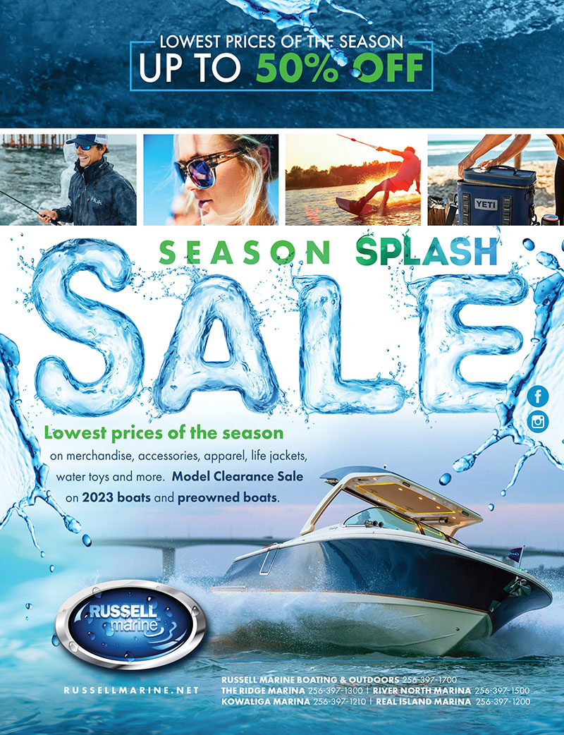 Save Up to 50% at Russell Marine's Season Splash Sale - Russell Lands